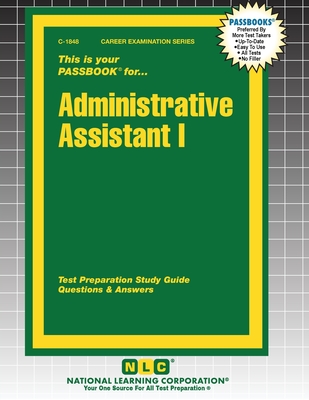 Coperta cărții 'Administrative Assistant I -'