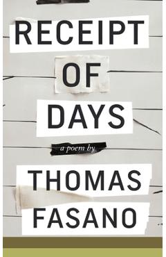 Coperta cărții 'Receipt of Days -'