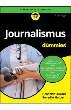 Coperta cărții 'Journalismus Für Dummies - Henriette Löwisch'