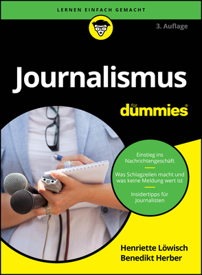 Coperta cărții 'Journalismus Für Dummies - Henriette Löwisch'