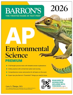 AP Environmental Science Premium, 2026: Prep Book with 5 Practice Tests + Comprehensive Review + Online Practice -