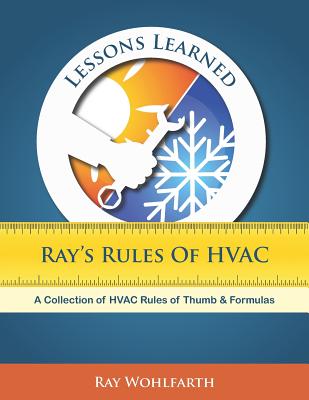 Lessons Learned: Ray's Rules of HVAC: A Collection of HVAC Rules of Thumb and Formulas - Ray Wohlfarth