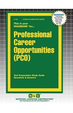 Coperta cărții 'Professional Career Opportunities (PCO) -'