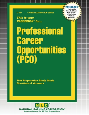 Coperta cărții 'Professional Career Opportunities (PCO) -'