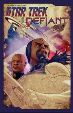 Coperta cărții 'The Art of Star Trek & Defiant -'