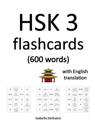 HSK 3 flashcards (600 words) with English translation - Isabelle Defevere