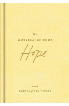 Coperta cărții 'The Wordsearch Book: Hope: With Quotes & Scriptures - Margot Groner'
