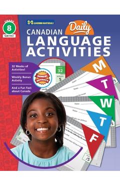 Coperta cărții 'Canadian Daily Language Activities Grade 8 - Eleanor M. Summers'