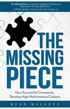 Coperta cărții 'The Missing Piece - Dean Hallett'