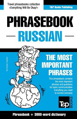 Coperta cărții 'English-Russian phrasebook and 3000-word topical vocabulary - Andrey Taranov'