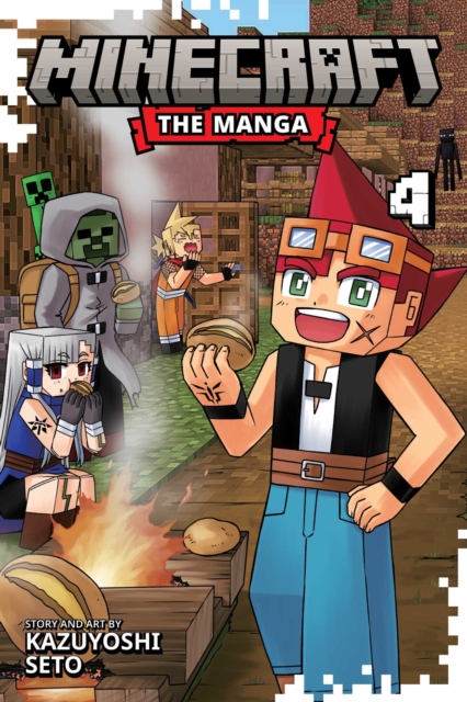 Coperta cărții 'Minecraft: The Manga, Vol. 4 - Kazuyoshi Seto'