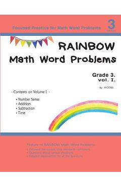 Coperta cărții 'Rainbow Math Word Problems Grade 3 vol. I -'