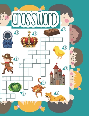 Crossword: Large easy to print crosswords for kids - Les Éditions J&f Publishing