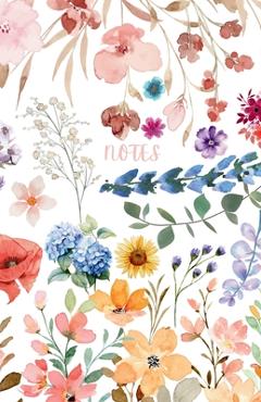 Coperta cărții 'Colourful Floral Notebook: Watercolour Flower Journal Diary Sketchbook - Rf Francis'