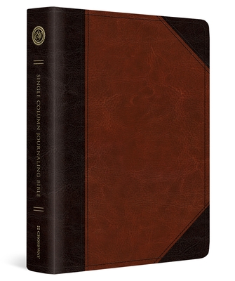 ESV Single Column Journaling Bible (Trutone, Brown/Cordovan, Portfolio Design) -
