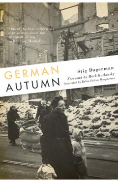 Poza produsului German Autumn - Stig Dagerman
