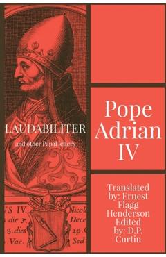 Coperta cărții 'Laudabiliter: and other papal letters -'