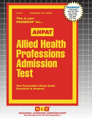 Coperta cărții 'Allied Health Professions Admission Test (AHPAT) -'