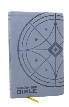 NKJV Armor of God Bible, Blue/Gray Leathersoft (Children's Bible, Red Letter, Comfort Print, Holy Bible): New King James Version -