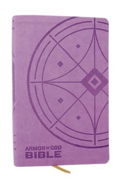 Coperta cărții 'NKJV Armor of God Bible, Purple Leathersoft (Children's Bible, Red Letter, Comfort Print, Holy Bible): New King James'