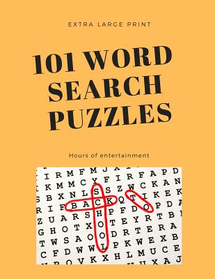 101 Word Search Puzzles: Extra Large Print - Pretty Pickles