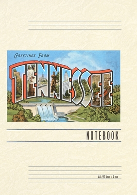 Coperta cărții 'Vintage Lined Notebook Greetings from Tennessee -'