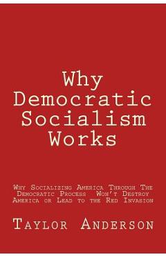 Coperta cărții 'Why Democratic Socialism Works: Why Socializing America Through the Democratic Process Won - Taylor Anderson'