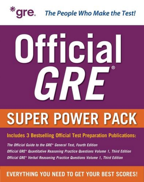 Coperta cărții 'Official GRE Super Power Pack, Third Edition -'