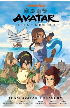 Poza produsului Avatar: The Last Airbender--Team Avatar Treasury Omnibus - Faith Erin Hicks