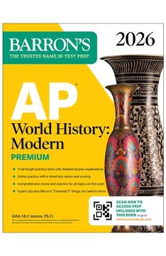 Poza produsului AP World History: Modern Premium, 2026: Prep Book with 5 Practice Tests + Comprehensive Review + Online Practice - 