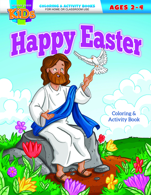 Happy Easter Coloring & Activity Book: Coloring & Activity Book (Ages 2-4) - 