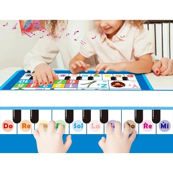 Piano alfabet. Poster vorbitor in limba engleza