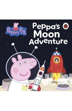 Coperta cărții 'Peppa Pig: Peppa’s Moon Adventure -'