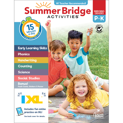 Summer Bridge Activities, Grades Pk - K - 
