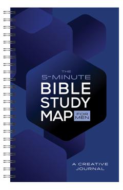 Coperta cărții 'The 5-Minute Bible Study Map for Men: A Creative Journal -'