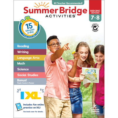 Summer Bridge Activities, Grades 7 - 8 -