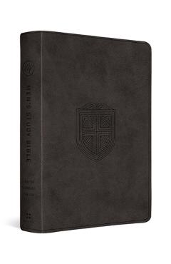 Coperta cărții 'ESV Men's Study Bible (Trutone, Charcoal, Shield Design) - Ray Ortlund'
