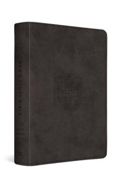 ESV Men's Study Bible (Trutone, Charcoal, Shield Design) - Ray Ortlund