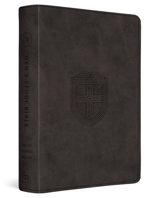 ESV Men's Study Bible (Trutone, Charcoal, Shield Design) - Ray Ortlund
