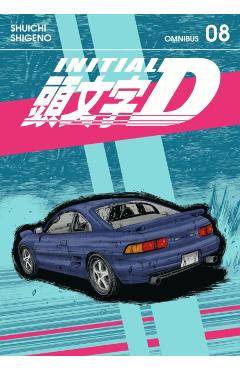 Coperta cărții 'Initial D Omnibus 8 (Vol. 15-16) - Shuichi Shigeno'