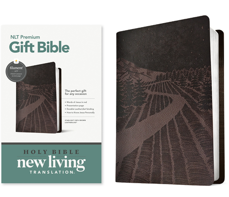 Premium Gift Bible Nlt, Filament Enabled (Leatherlike, Starlight Path Brown, Red Letter) -