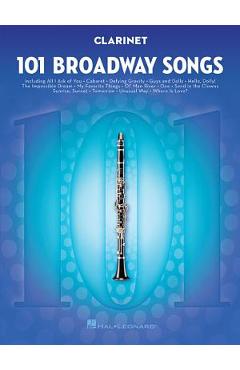 Coperta cărții '101 Broadway Songs for Clarinet -'