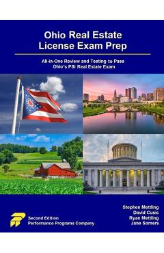 Poza produsului Ohio Real Estate License Exam Prep: All-in-One Review and Testing to Pass Ohio's PSI Real Estate Exam - Stephen Mettling