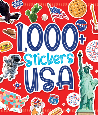 1,000 Stickers: USA - 