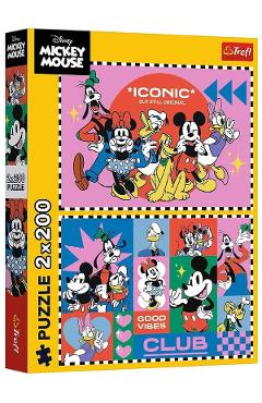 Poza produsului Puzzle 2 x 200: Disney Mickey Mouse: Timp cu prietenii