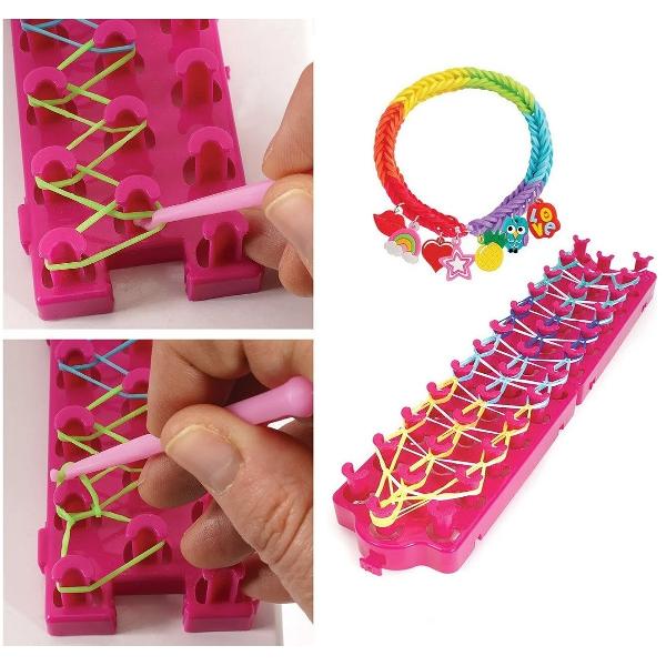 Joc creativ: Trusa cu 800 elastice din cauciuc