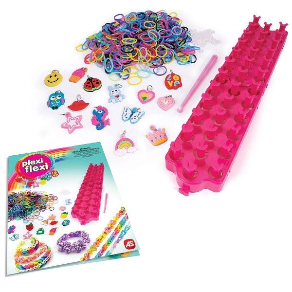 Joc creativ: Trusa cu 800 elastice din cauciuc
