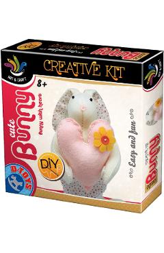 Imaginea produsului 'Set creativ: Iepuraș cu inimioara'