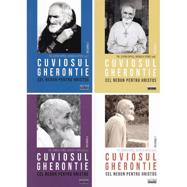 Pachet 7 volume: Cuviosul Gherontie cel nebun pentru Hristos - Dorin Opris, Monica Opris