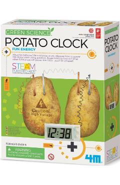 Imaginea produsului 'Set STEM: Potato Clock. Stiinta verde'